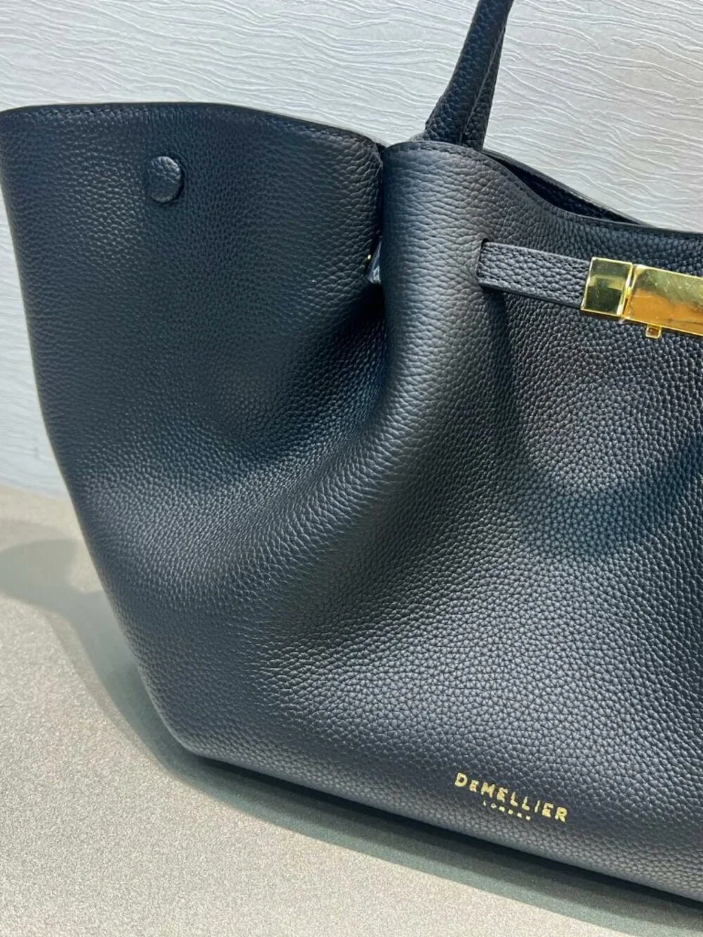 DeMellier Midi New York Trapeze Work Tote Black